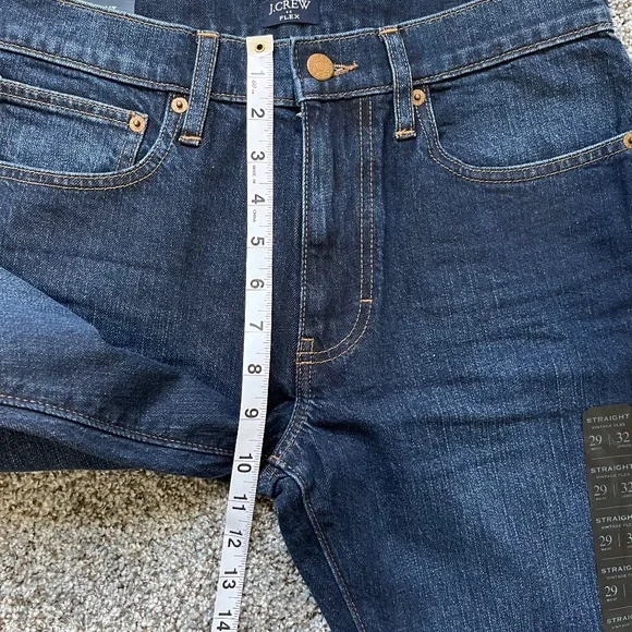 J Crew Men’s Straight Vintage Flex Jeans; W29 L32; New with Tags - Picture 6 of 16
